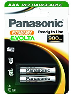 PANASONIC pile ricaricabili Evolta AAA, 2 pezzi