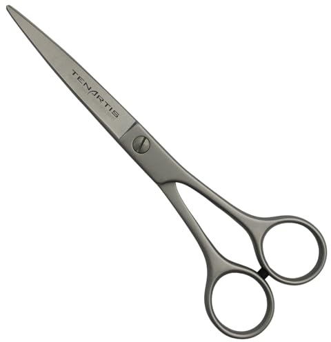 Forbici Professionali da Parrucchiere in Acciaio Inox con Custodia in PVC - Made in Italy (15 cm)