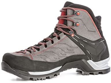 Salewa MS Mountain Trainer Mid Gore-TEX trekking- och vandringskängor, Charcoal/Papavero, 42 EU