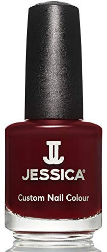 JESSICA Custom Colour Nail Polish, Award Winner, Long Lasting, Salon Professional Finish, Vitamin Enriched Strengthener, Cherrywood, 14.8ml