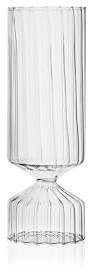 Ichendorf Milano Vaso Ottico, Collezione Bouquet, H 27 cm, Vetro Borosilicato, Fatto a Mano