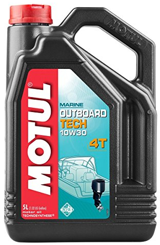 Motul 101747 Motoröl Outboard Tech 4T 10W-30, 5 L