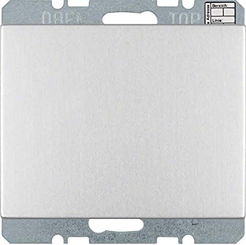 Termostato con BCU sin control manual, series berker Q.x de hager,aluminio