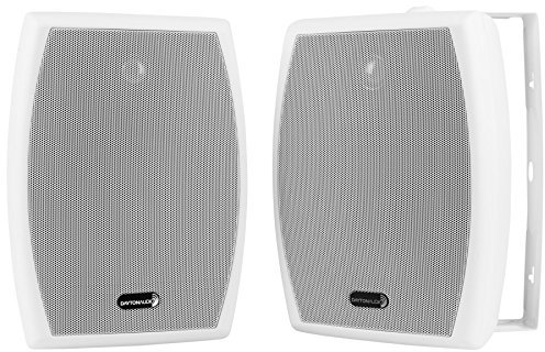 Dayton Audio IO655WT 6-1/2 2-Way 70V Indoor/Outdoor Speaker Pair White