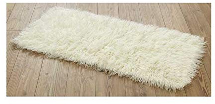 Rugs & Stuff Shaggy Flokati Greek Rugs Ivory colour - 70 x 120cm - 1500gsm