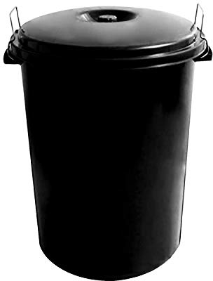 CUBO DE BASURA 100L CON ASAS, SIN TAPA, IDEAL PARA ESPACIOS COMUNITARIOS