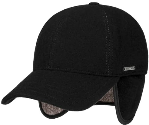 STETSON Vaby Fullcap keps med oronlappar nackskydd Herr Host Vinter