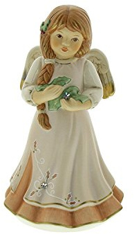 Goebel Jahresengel 2017 Engel Sammlerstück, Steingut, Rosé, 15,5 cm