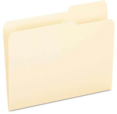 Pendaflex Essentials dossiers de fichiers, format Lettre, Manille, 100 par boîte Avec onglet (découpe au tiers) - Position 3 (à droite) Letter Manila