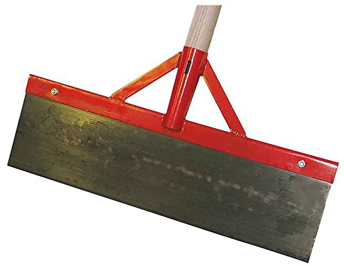 Federstahl Stoßscharre 500mm mit Stiel