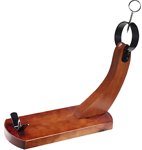 Buarfe Huelva Ham Stand Jamonprive Design - Spanish Ham Holder, Multicolor, 41.5 x 18.49 x 8.51 cm
