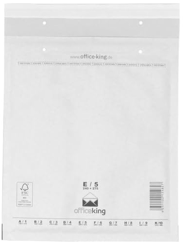 verpacking 200 Luftpolstertaschen weiß E5 Größe 240x275mm DIN B5+ Luftpolsterversandumschläge Luftpolsterversandtaschen Polsterumschläge Versandverpackung selbstklebend