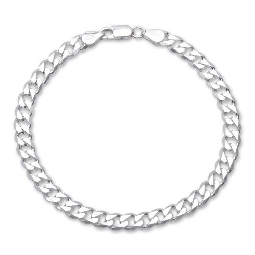 JEWLIX Panzerarmband aus 925 Silber 6mm Herrenarmband PA0060
