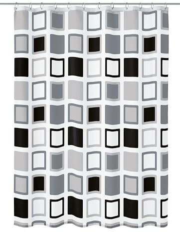 Kleine Wolke Duschvorhang Clipper, 180 x 200 cm, anthrazit