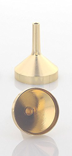 Mini metal Perfume Embudo Kosmetex, pequeño embudo 3 cm para transvasar