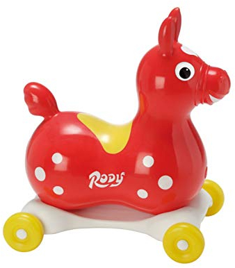 Unbekannt Speedy Rody / Roter Rody (Hüpftier) komplett mit Einer Rollbasis im Set
