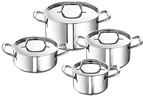 Schulte-Ufer Edelstahl-Topfset Finesse Nimm4-Set, 4-TLG.