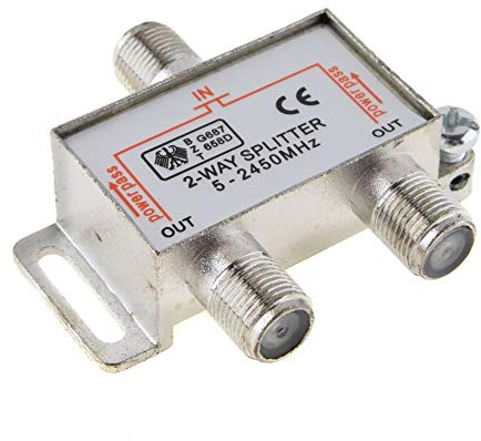 SAT & BK-Verteiler 2-fach Splitter 100dB geschirmt HD- und Unicable- tauchglich