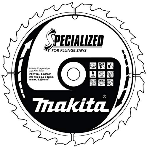 Makita b-09260 Makita b-09260 160 mm Klingen für Plunge Sägen. 28T X 20 1 silber