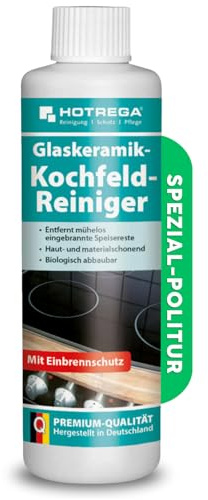 HOTREGA Glaskeramik Kochfeld Reiniger 250ml | Ceranfeld Politur & Schutz