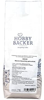Hobbybäcker - Getrockneter Weizensauerteig (1 kg) - Zum Backen von Brot, Brötchen & Gebäck