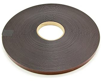 Magflex® Flexible Magnetband Mit Premium - Selbstklebstoff - Polarität A - 12,7mm Breit - 30 M Länge