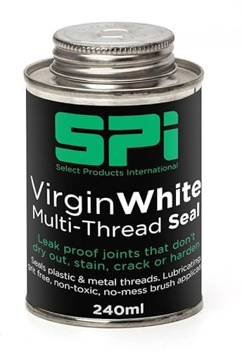 SPI Virgin White PTFE Thread Paste - Size 240ml