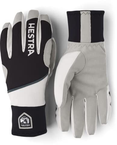 Hestra Warm Gloves: Cross Country Waterproof Ski Gloves, Black/Ivory, 10