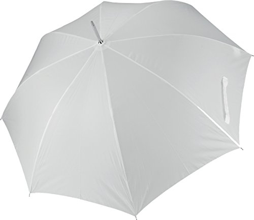 Kimood Regenschirm mit Golfgriff, Weiß