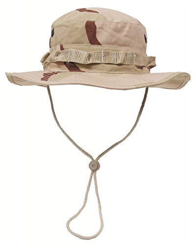 MFH Buschhut US mit Kinnband GI Boonie Rip Stop, S, 3 Farben Desert