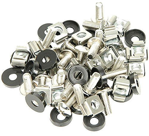 19” M6 Equipment Rack Spares-Clip Nuts Bolt-Captive Cage Washer Screw Repair Kit