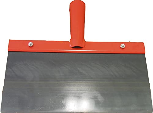 Kerbl Stoßscharre 50 cm (Eisstößer Metall, Federstahl 1 mm, Schaber ohne Stiel, Betonscharre), Schwarz