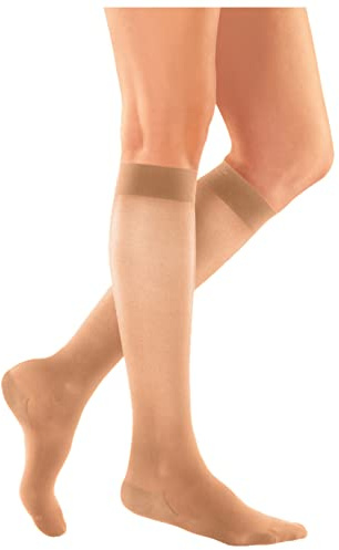 medi MJ-1 Metropole Kompressions-Kniestrümpfe - Größe S - Farbe: Honey - L1 Kurz - Damen