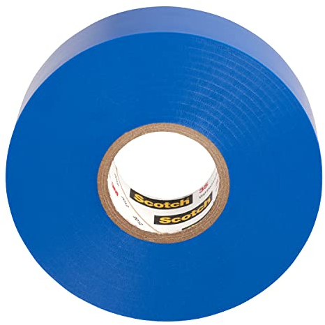 3M 80611211584 35 Scotch Elektro Isolierband, Vinyl, 19 mm x 20 m, Blau