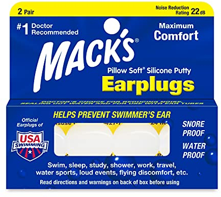 Mack's Pillow Soft Ear Plugs - Orange