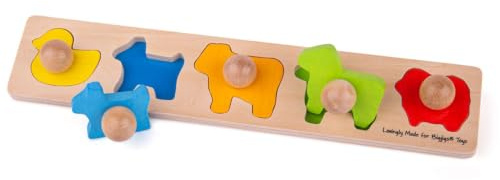 Bigjigs Toys Planche d’Animaux à associer