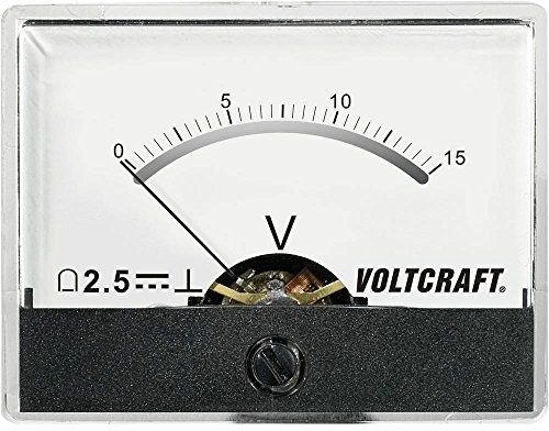 VOLTCRAFT AM-60X46/15V/DC AM-60X46/15V/DC Einbau-Messgerät AM-60X46/15V/DC 15 V Drehspule