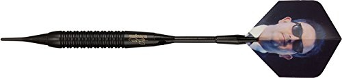 UNICORN World Champion Dartpfeile weiche Spitze 4076 Phil Taylor Dartpfeil aus Messing schwarz schwarz 16g