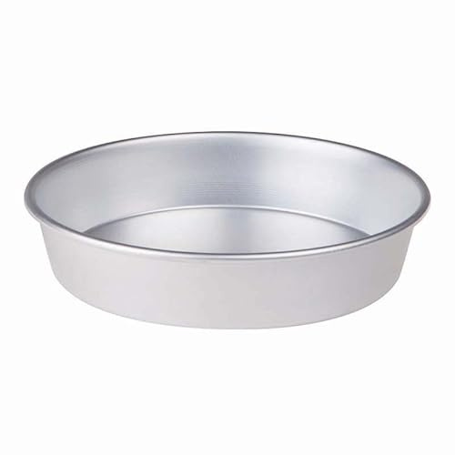 Pentole Agnelli Linea Pasticceria e Pizza Tortiera Conica in Alluminio con Orlo (H 6 cm), Argento, 38 cm