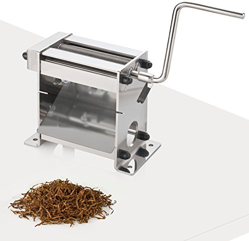 EUROTABAK Tabakschneidemaschine TC-100 zum Schneiden von Tabakblättern oder Kräutern Schnittbreite 0,8mm