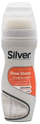 Silver Neutral Instant Shoe Shine Liquid 75 ml, weiß