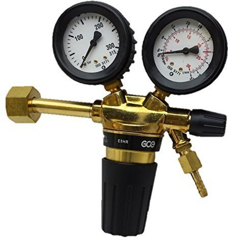 Druckminderer GCE Rhöna Argon / CO2 - 200 Bar 0 - 24 l/min - DIN EN ISO 2503 ...