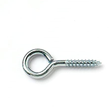 Merriway® BH00103 (25 Pcs) Zinc Plated Screw-In Eye Steel, 30 mm (1.1/4 inch) - Pack of 25 Pieces