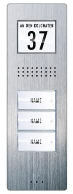 M-e modern-Electronics ADV 230 Vistadoor Türsprechanlage Kabelgebunden Außeneinheit 3 Familienhaus