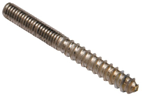 The Hillman Group 44947 1/4-20 x 3-Inch Stainless Steel Hanger Bolts, 12-Pack