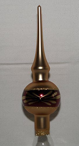 Jingle Bells Lauscha Christbaumspitze Minispitze Wanda Gold