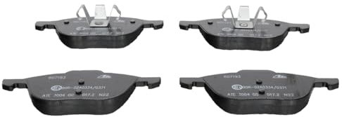 ATE Original Bremsbeläge - Belagsatz - für Scheibenbremse - 13.0460-7193.2 - ECE-R90 Straßenzulassung, grau