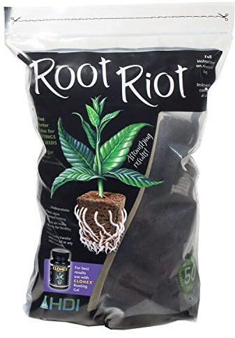 Tacos / Cubos de Propagación Orgánicos Growth Technology Root Riot (50x)