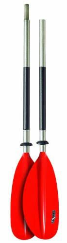 Bravo Canoe/Kayak Paddle (2 Piece Paddle - Pack of One) - Silver, 220cm