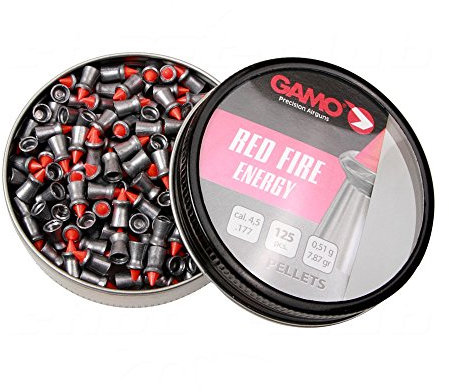 Gamo - mod. 2740-X - Pallini di piombo per pistola ad aria compressa, 125 pezzi, calibro: 4,5 mm, alta precisione